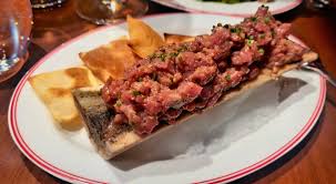 Beef Tartar with Bone Marrow